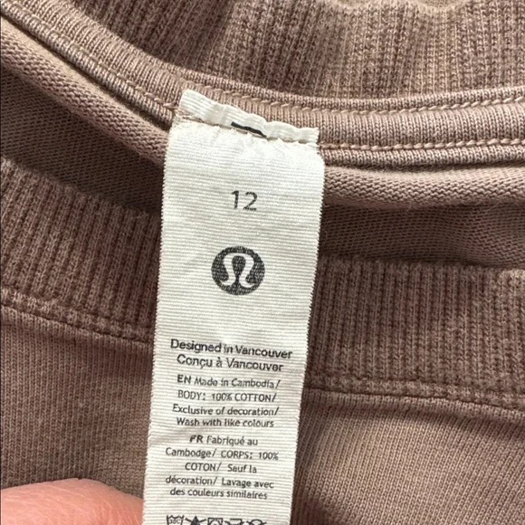 Lululemon Relaxed Fit Cotton Tee - Picture 5 of 5